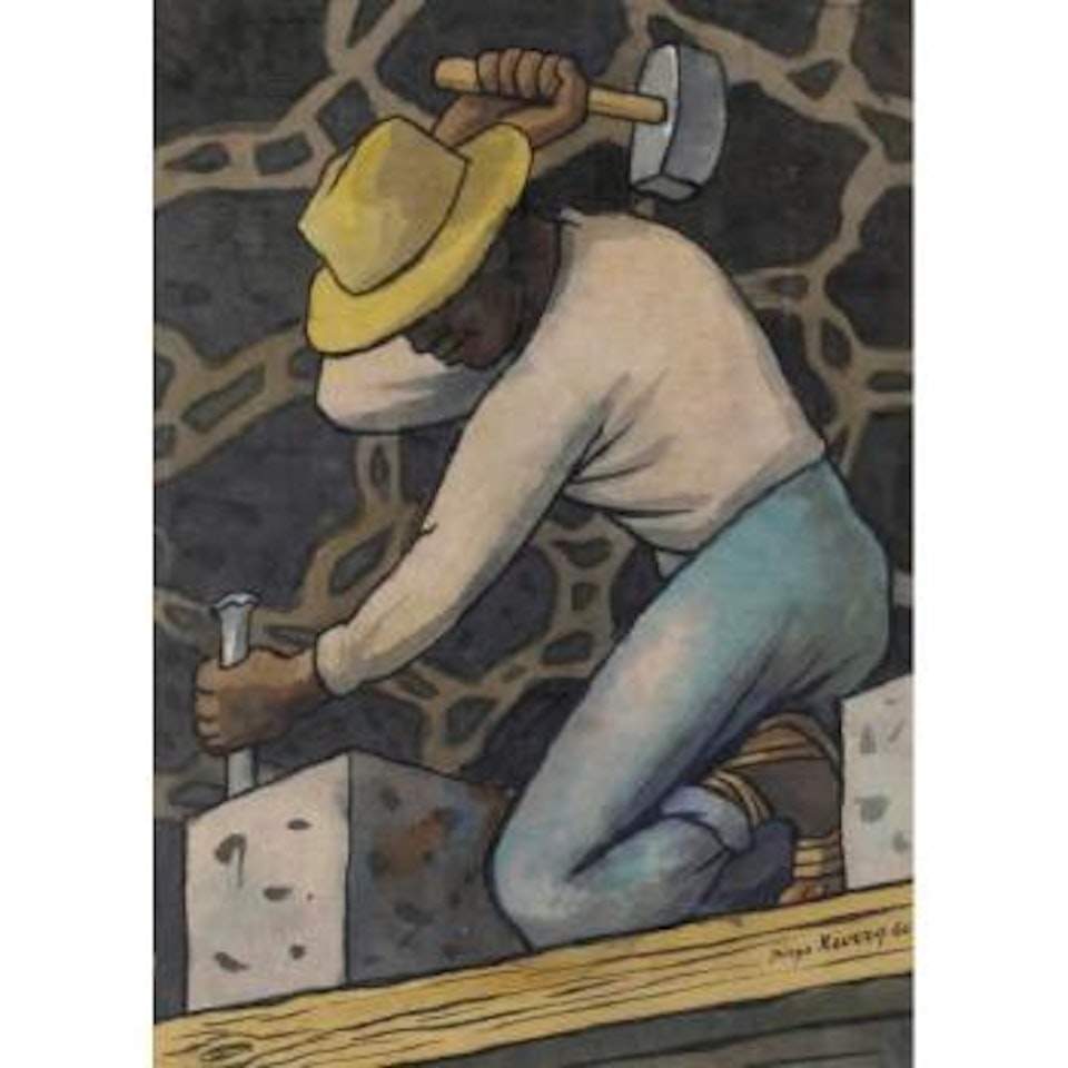El picapedrero by Diego Rivera