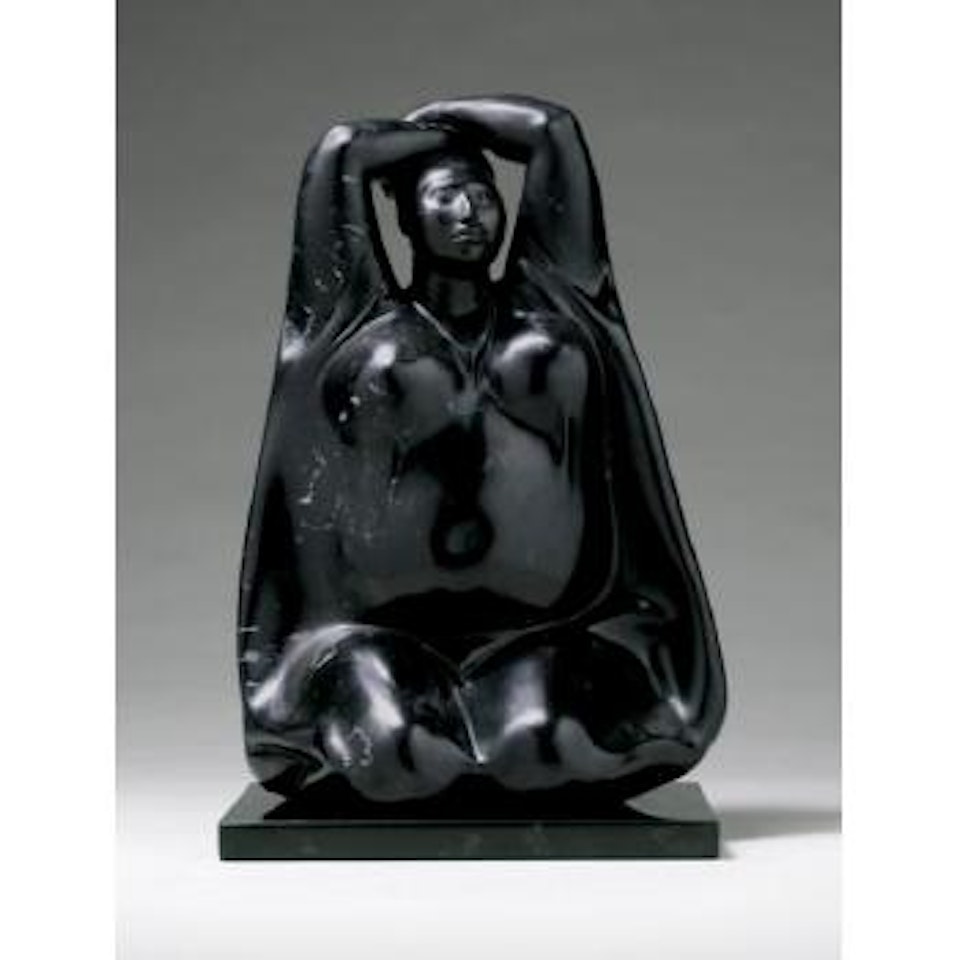 Mujer de Rodillas con las manos en la cabeza by Francisco Zuñiga