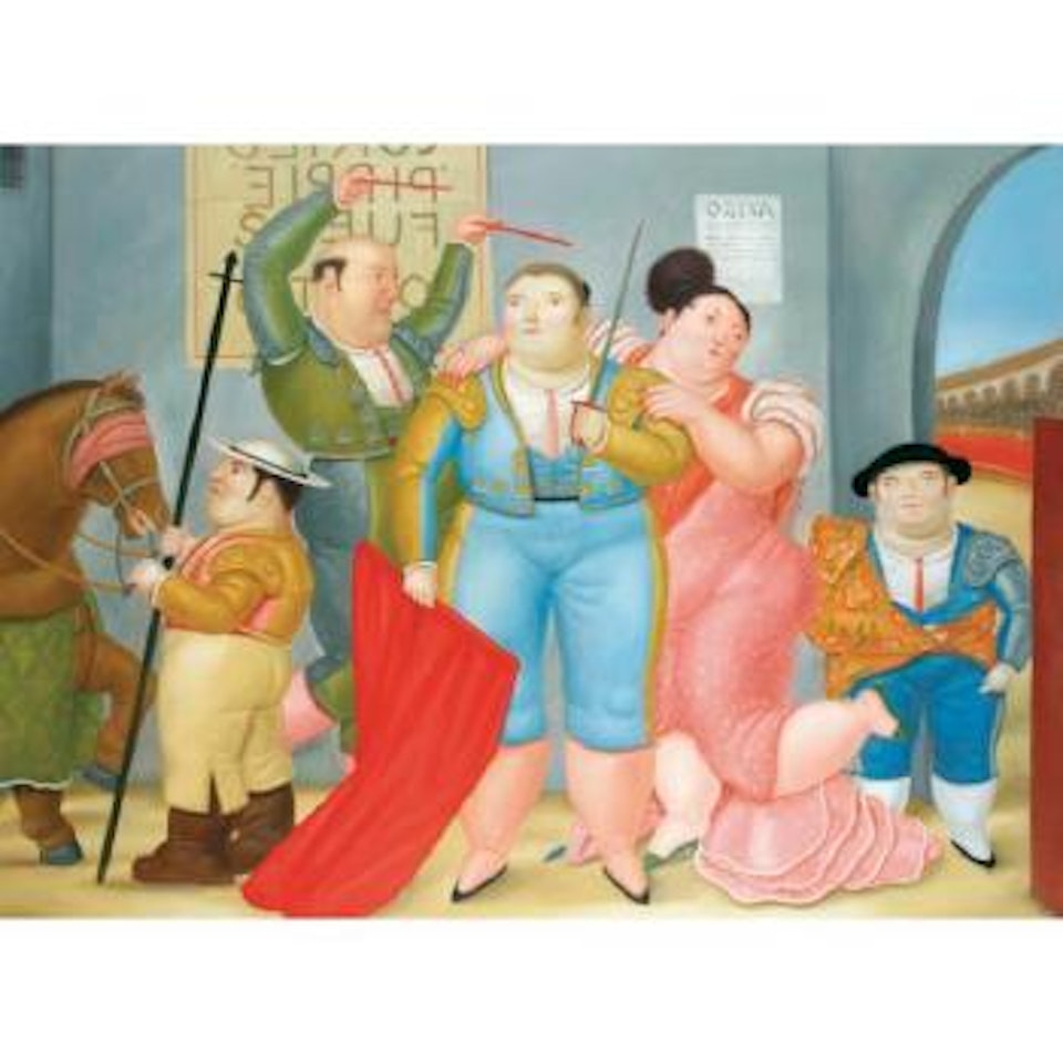 Antes del paseo by Fernando Botero