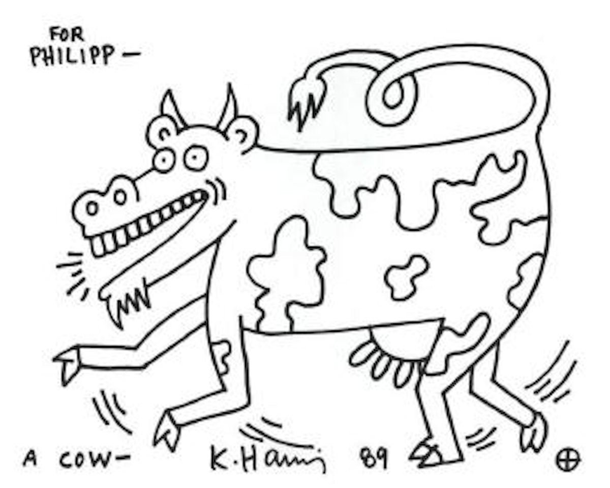 Cow by Keith Haring