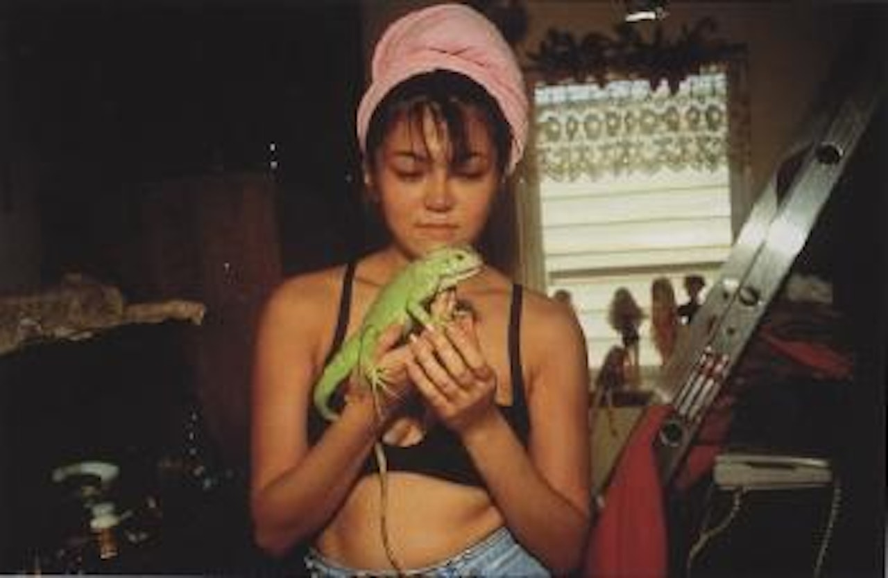 Kana with her lizard, Tokyo by Nan Goldin