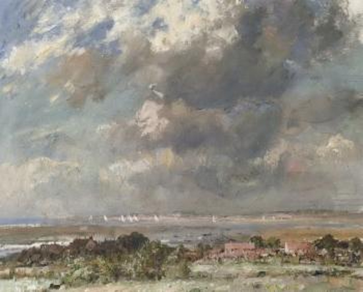 Brancaster harbour by Edward Seago