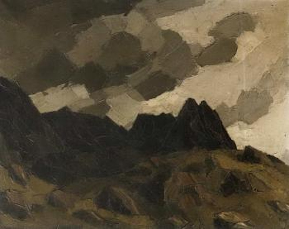 Welsh landscape by Kyffin Williams