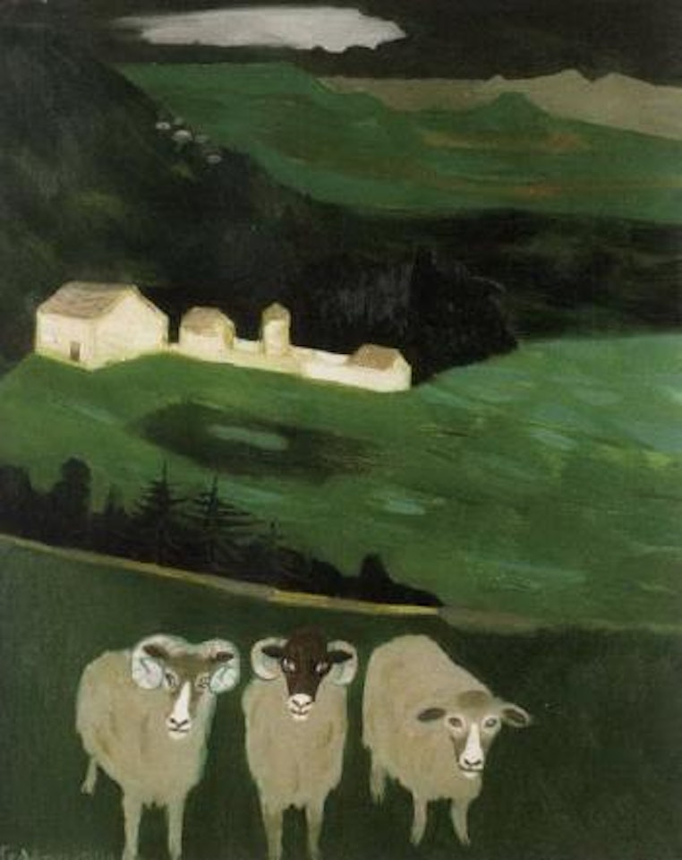 Yorkshire farm by Mary Fedden