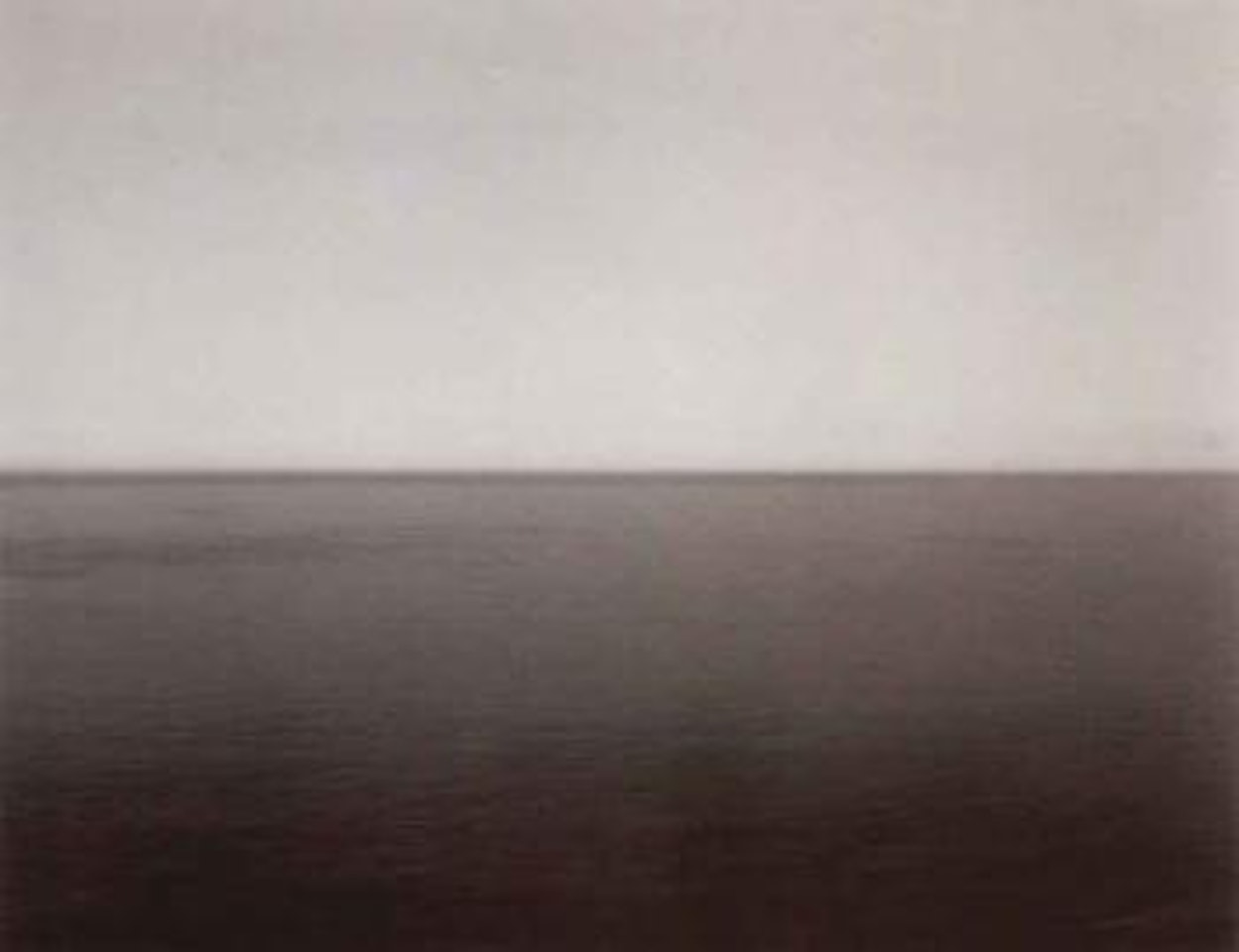 English Channel Weston Cliff by Hiroshi Sugimoto