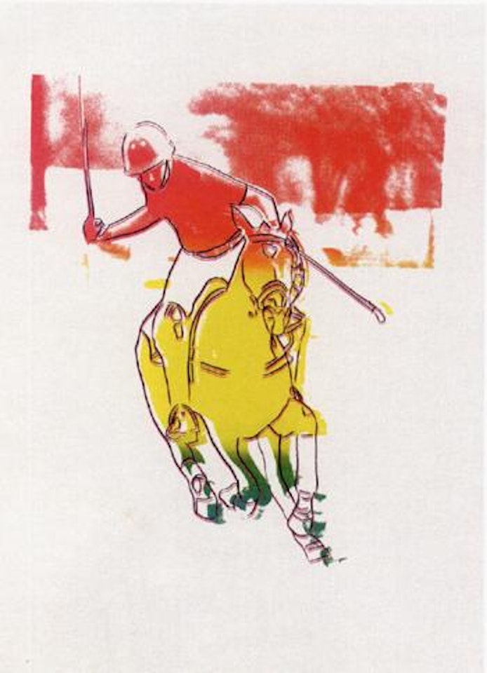 Polo player by Andy Warhol