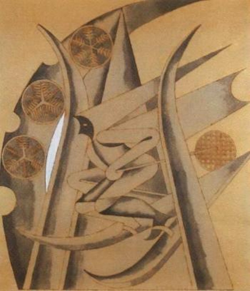 Lo sciatore by Fortunato Depero