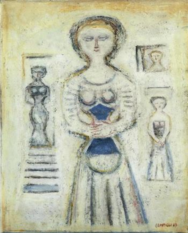 Composizione con figure by Massimo Campigli