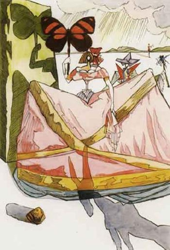 La meuniere et l'Alcade by Salvador Dali