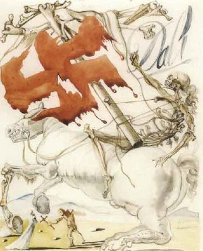 Le cavalier de l'apocalypse by Salvador Dali