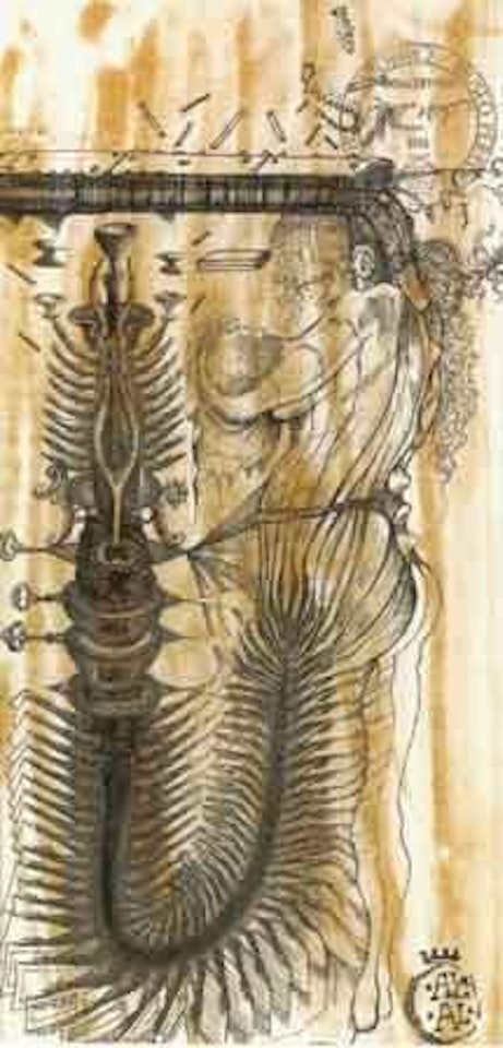 Intra-atomic machine for imagination by Salvador Dali