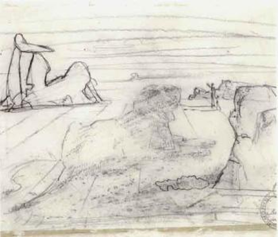 Etude pour "Le lion du tableau Espana" by Salvador Dali