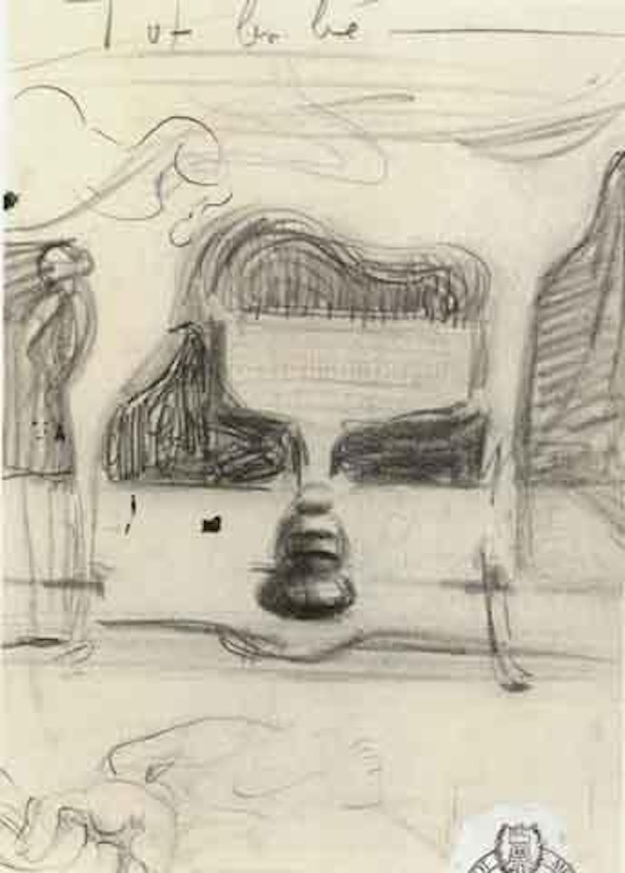 Etude pour le tableau by Salvador Dali