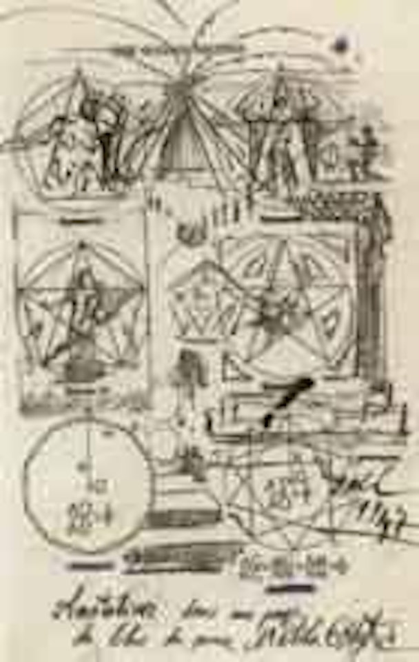 The golden section by Salvador Dali