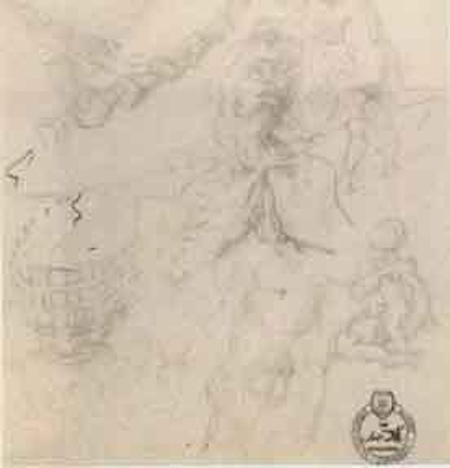 Etude de tete de Nitscheen eclatee by Salvador Dali