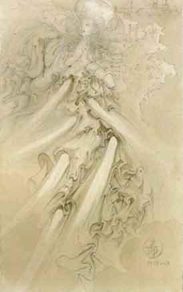 La dame a la lumiere by Salvador Dali