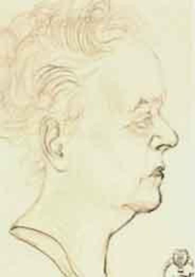 Etude pour le portrait de Madam X by Salvador Dali