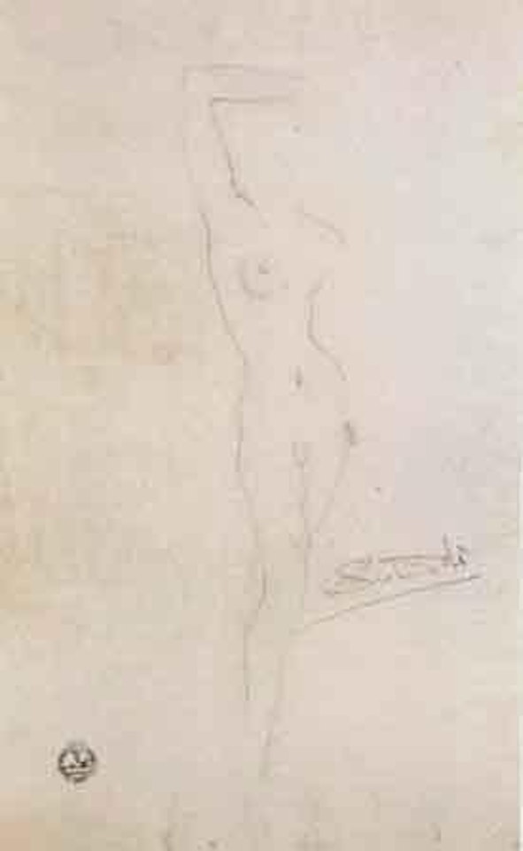 Nu, bras leve by Salvador Dali