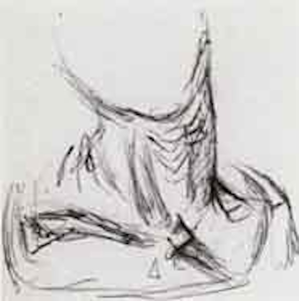 Etude pour le portrait de Gala. Symptome rhinoceromptic galatea by Salvador Dali