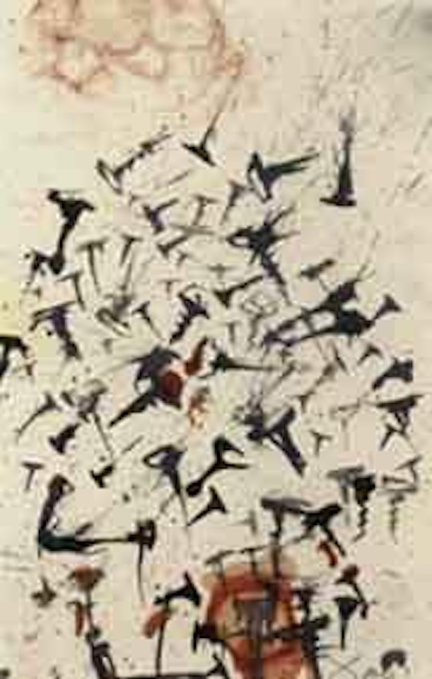 Les clous. Composition by Salvador Dali