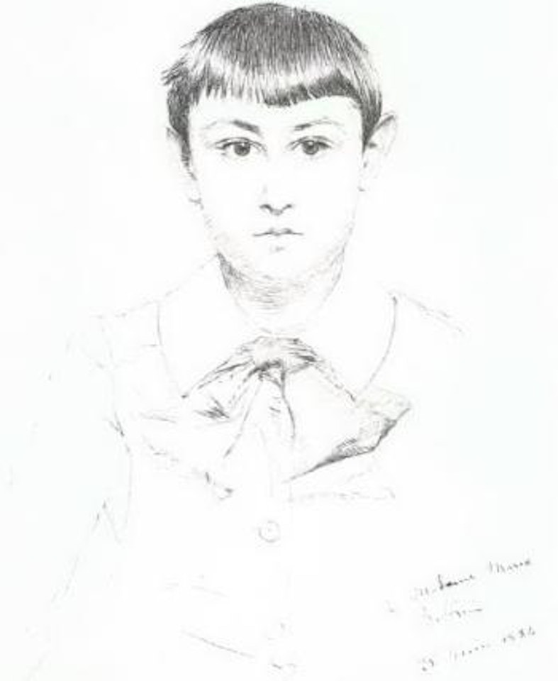 Portrait de jeune garcon by Giovanni Boldini