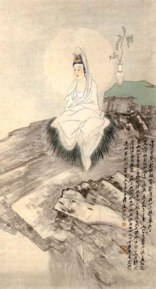 Guanyin by Zhang Daqian