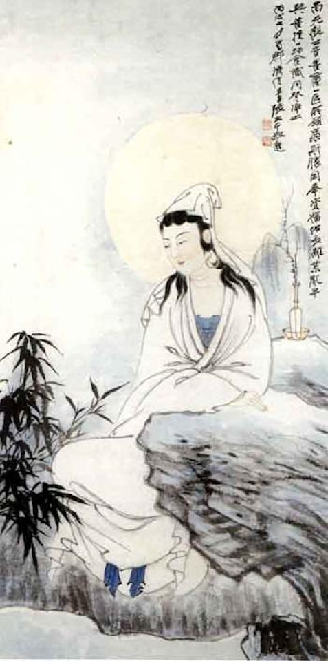 Guanyin by Zhang Daqian
