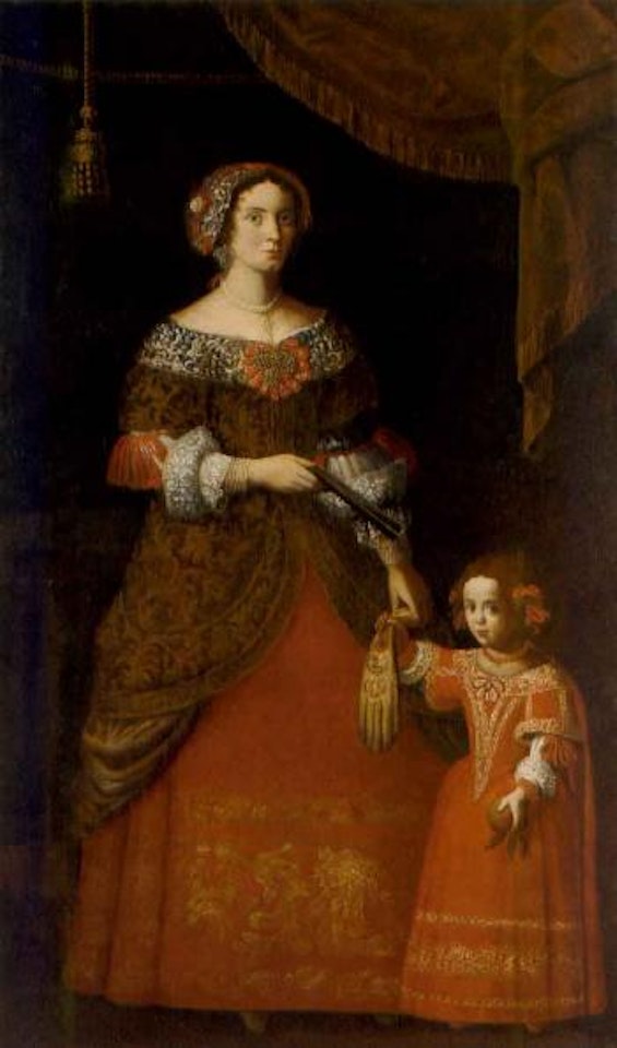 Double portrait of a lady and her daughter by Pier Francesco Cittadini