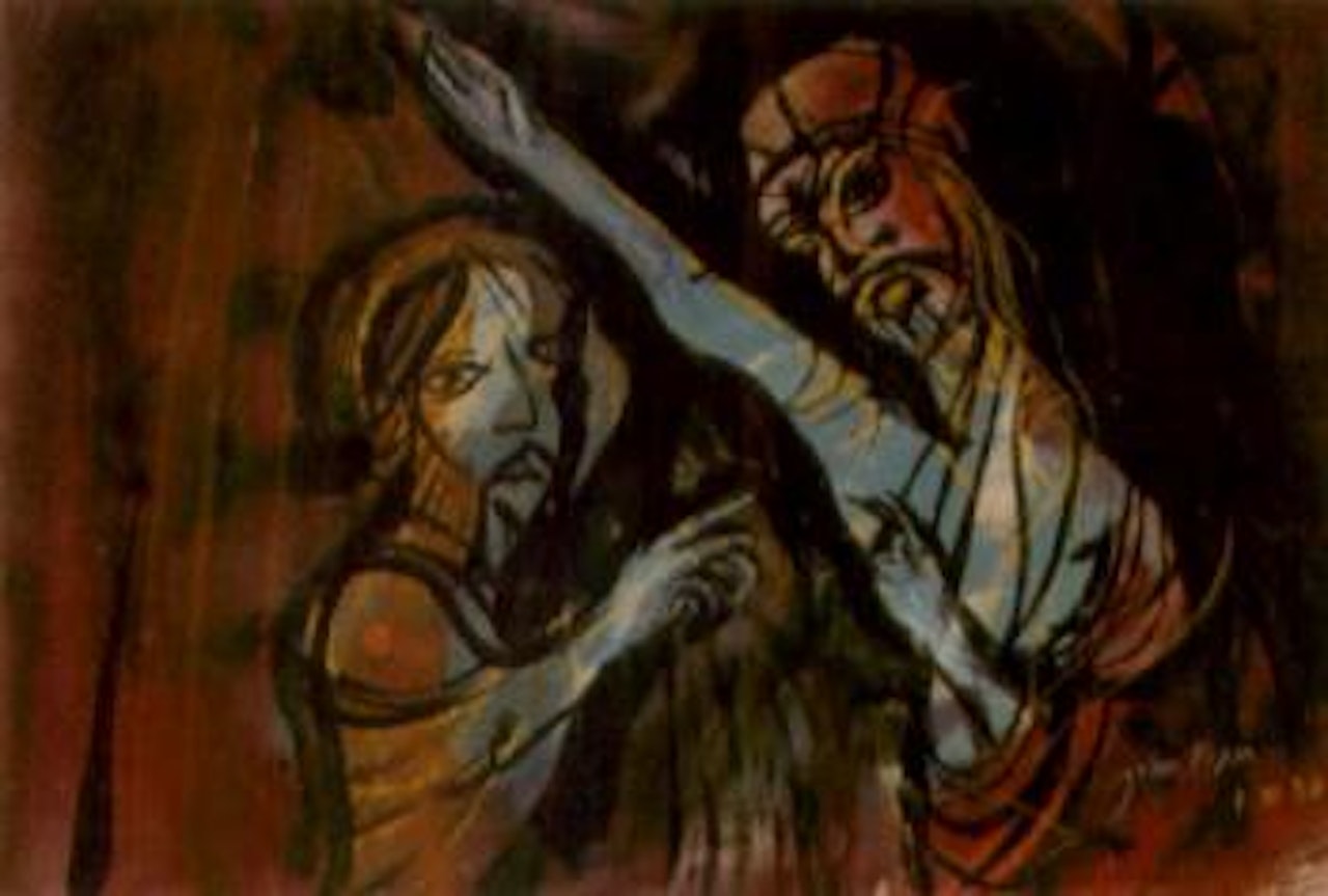 Christ appearing to St Thomas by John Piper