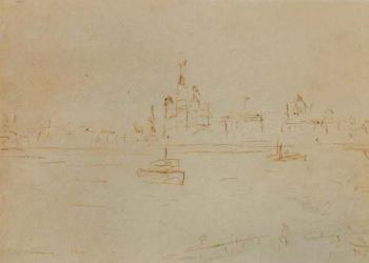 On the Mersey, Liverpool by Laurence Stephen Lowry