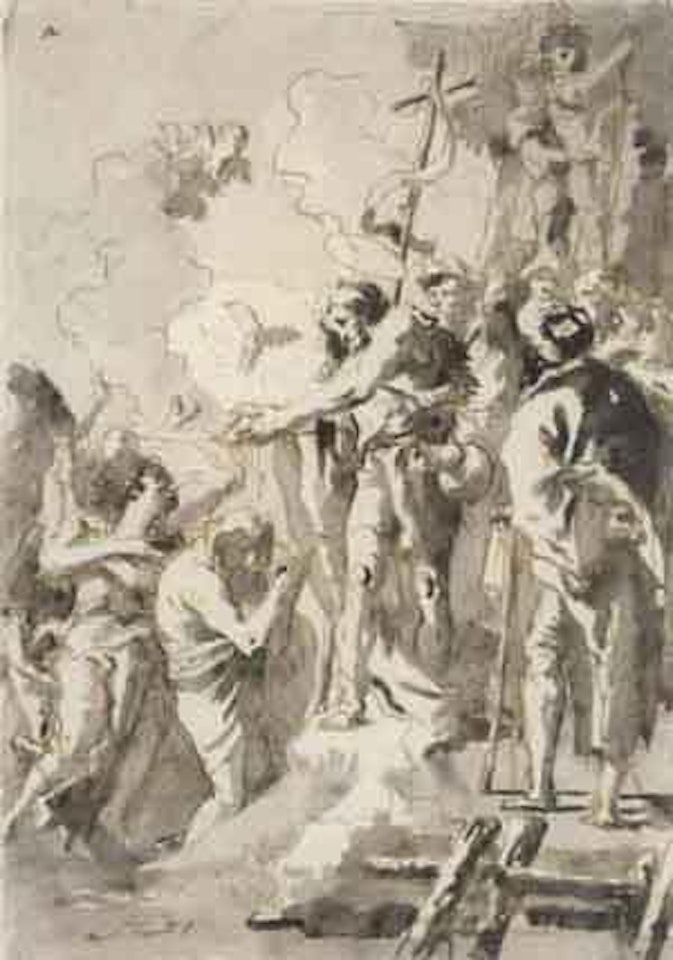 Baptism of Christ by Giovanni Domenico Tiepolo