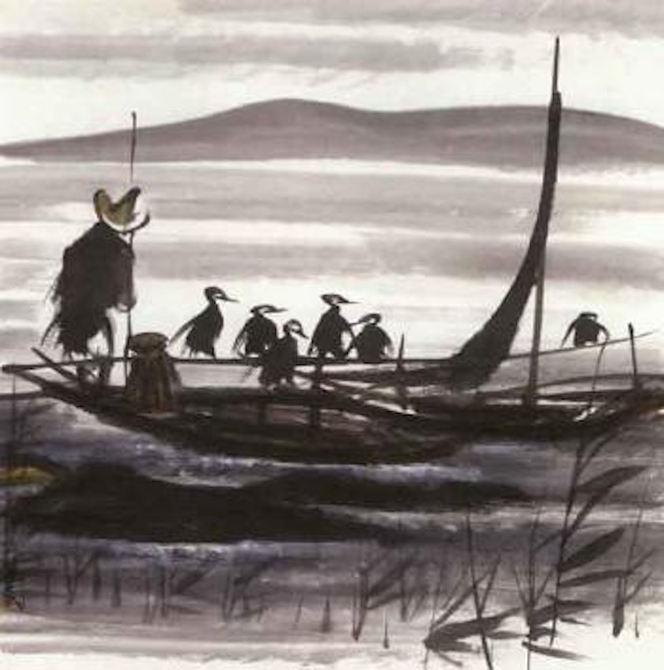 Fisherman by Lin Fengmian
