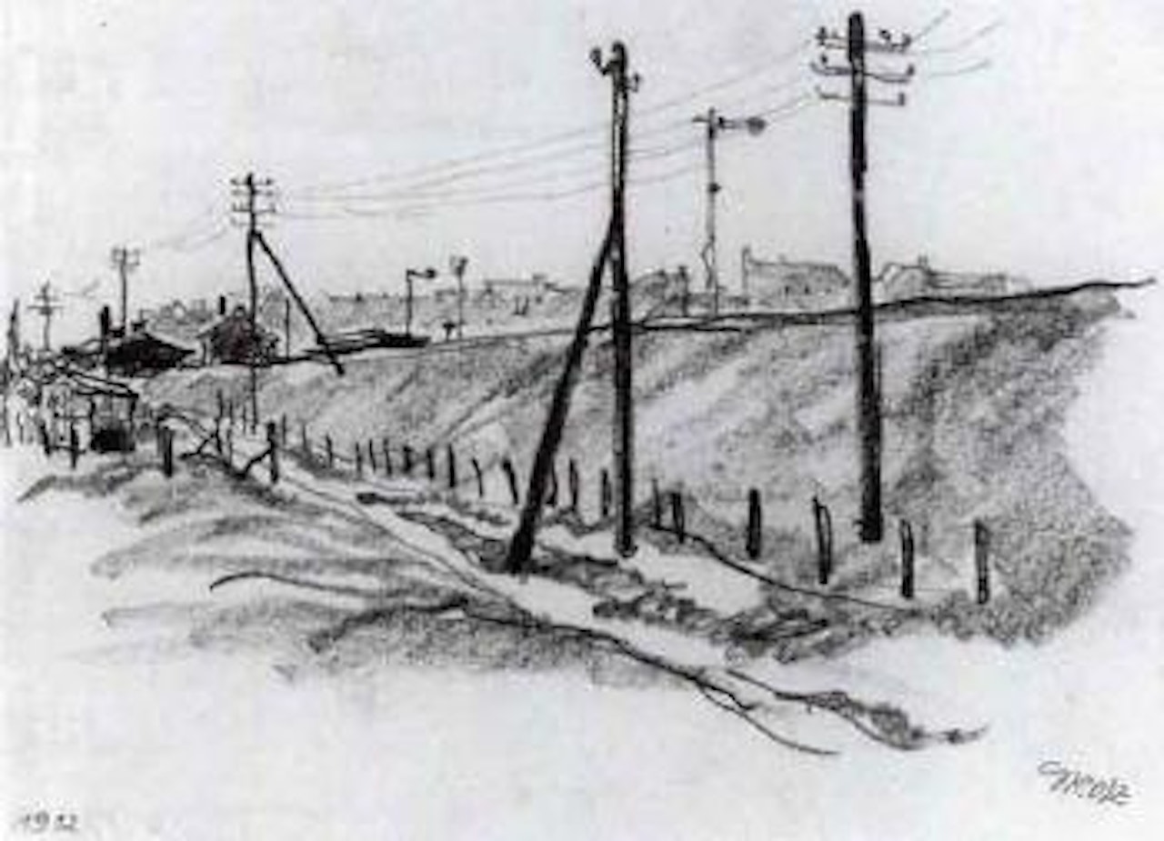 Railway line by George Grosz