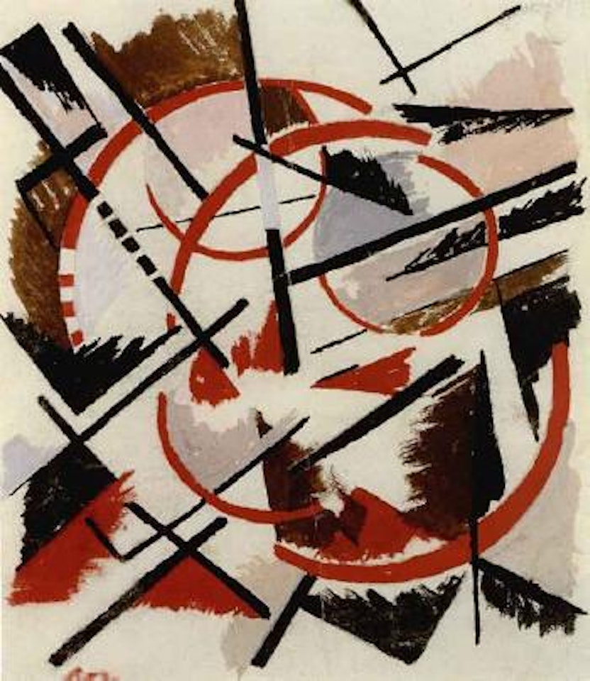 Space craft composition by Liubov Popova