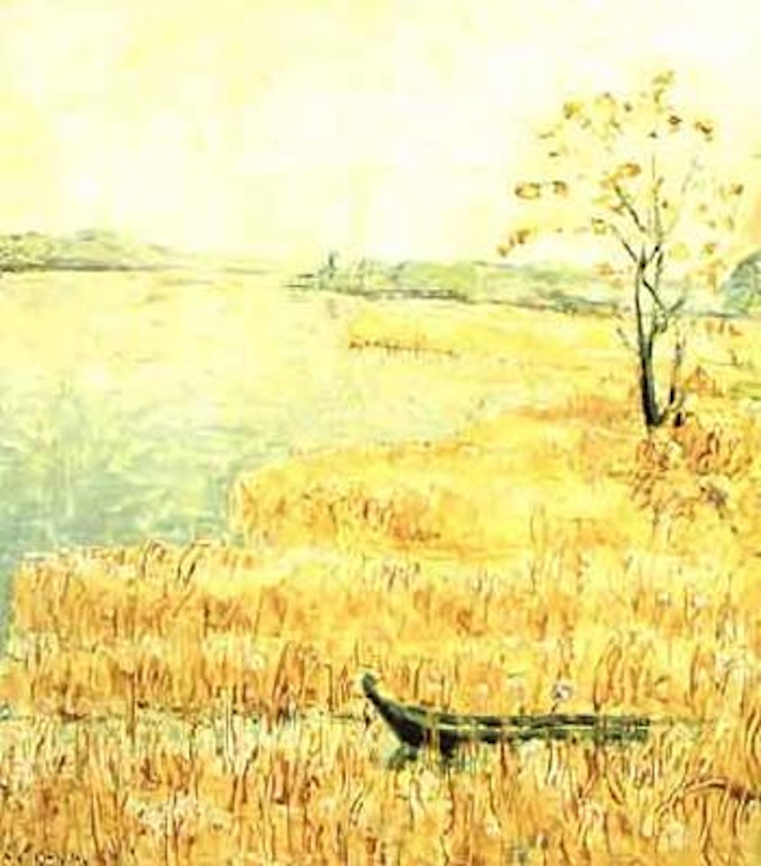 Autumn reeds by Ernst Geiger
