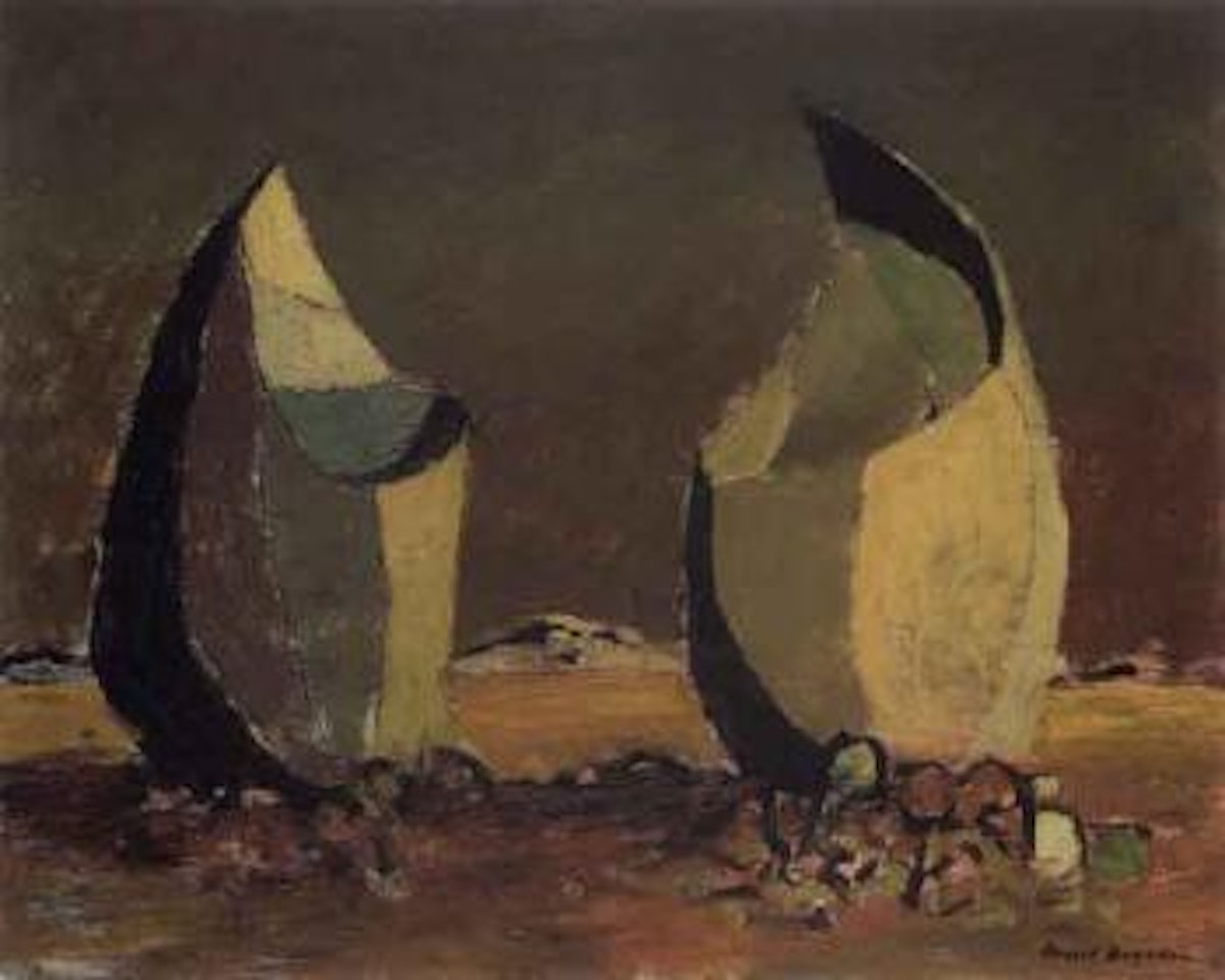 Split rocks by George Russell Drysdale