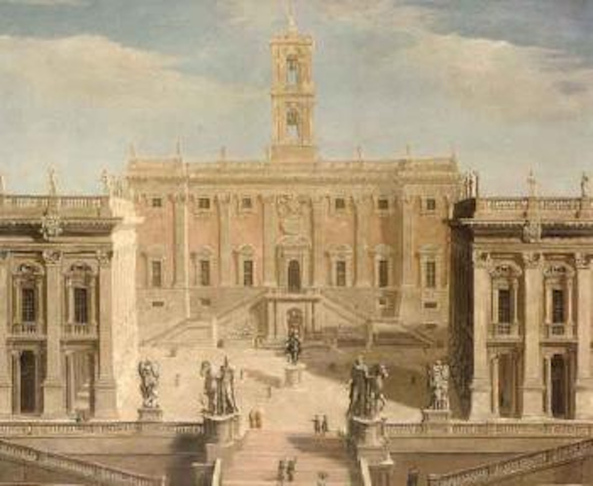 The Campidoglio, Rome by Giacomo van Lint