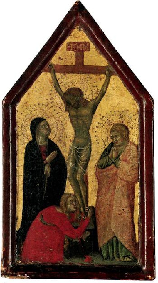 The Crucifixion by Sienese School