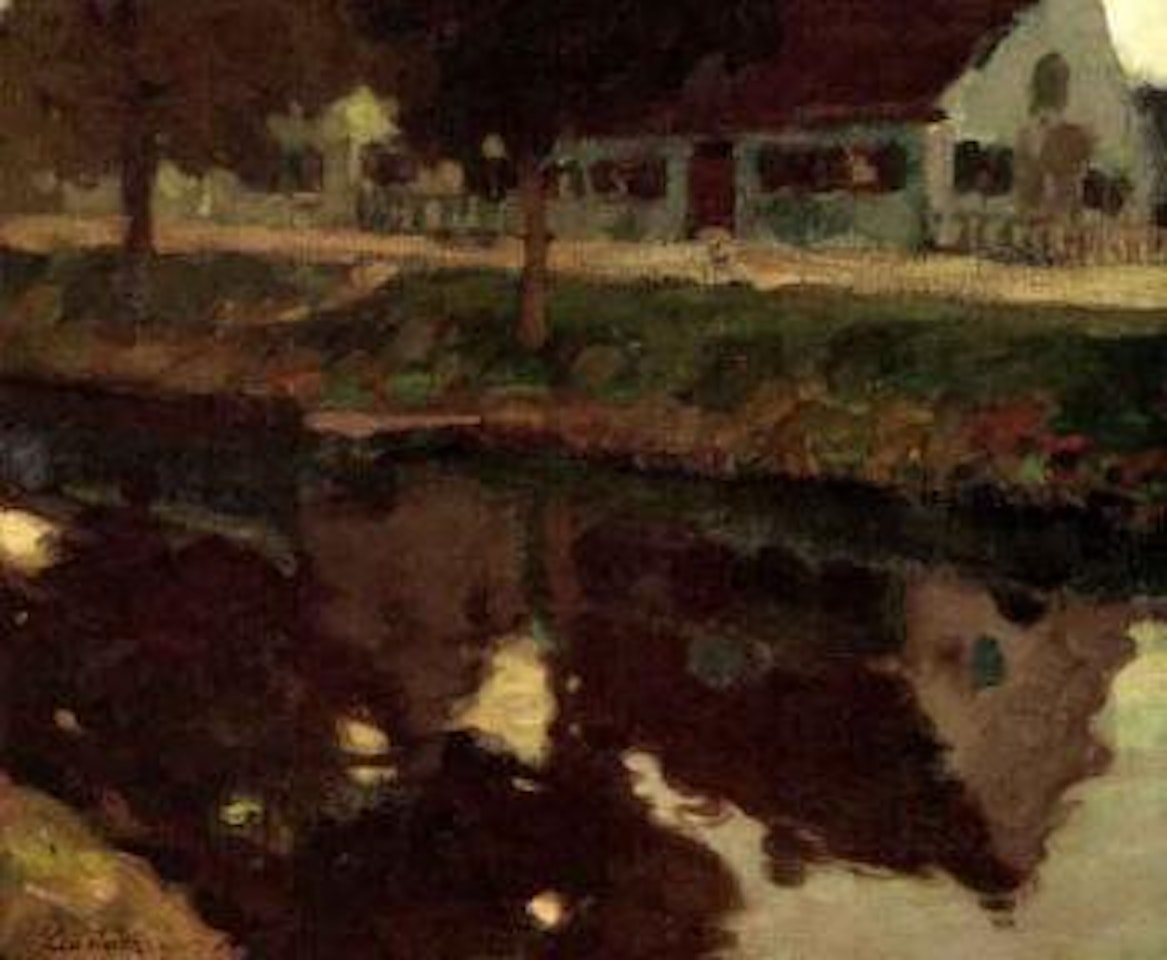 House by water by Leo Putz