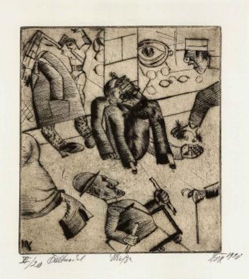 The street by Otto Dix