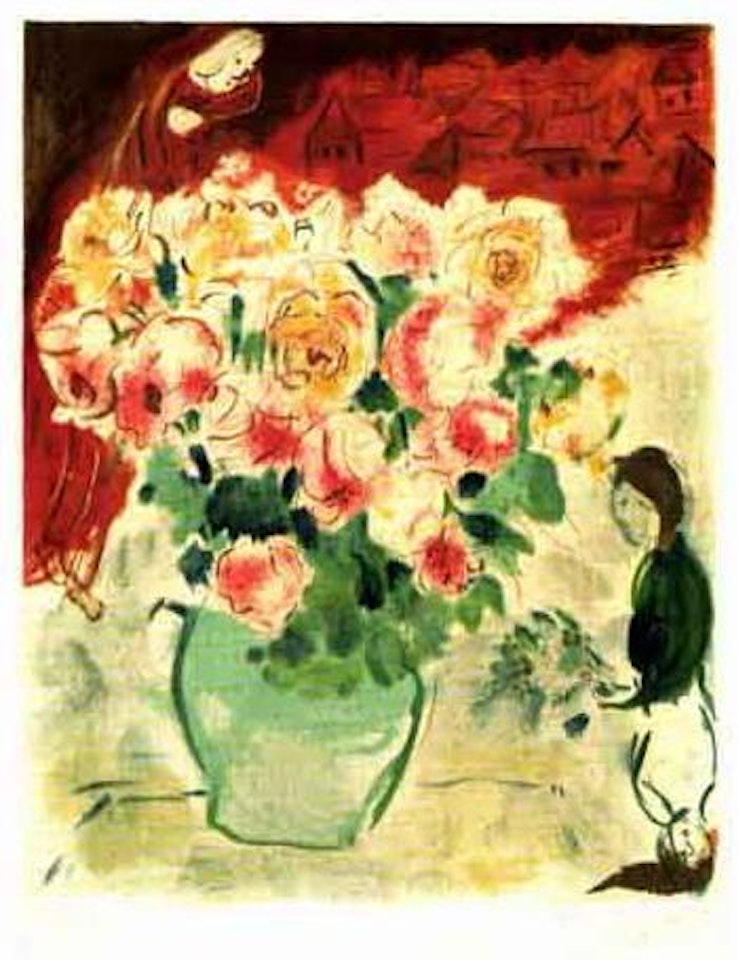 Le bouquet by Marc Chagall