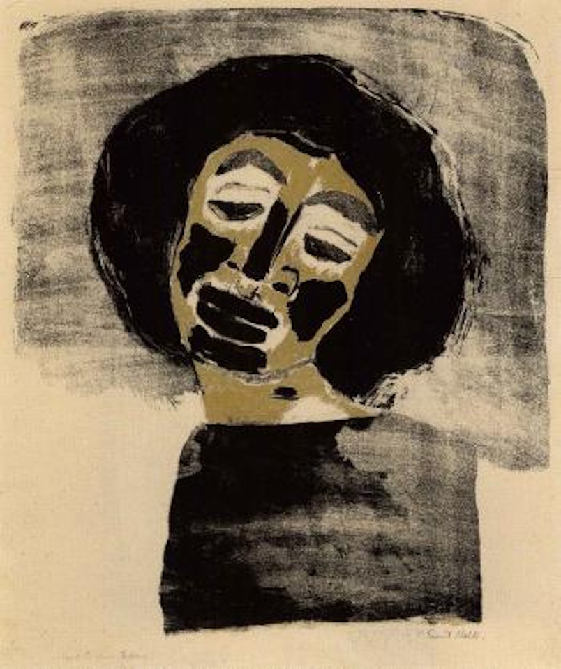 Actress by Emil Nolde