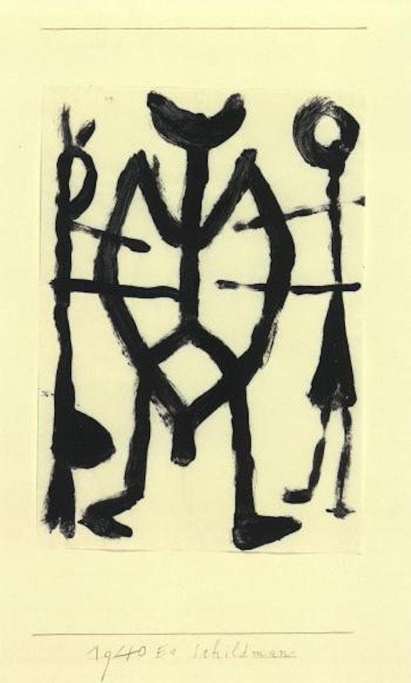 Stick man by Paul Klee