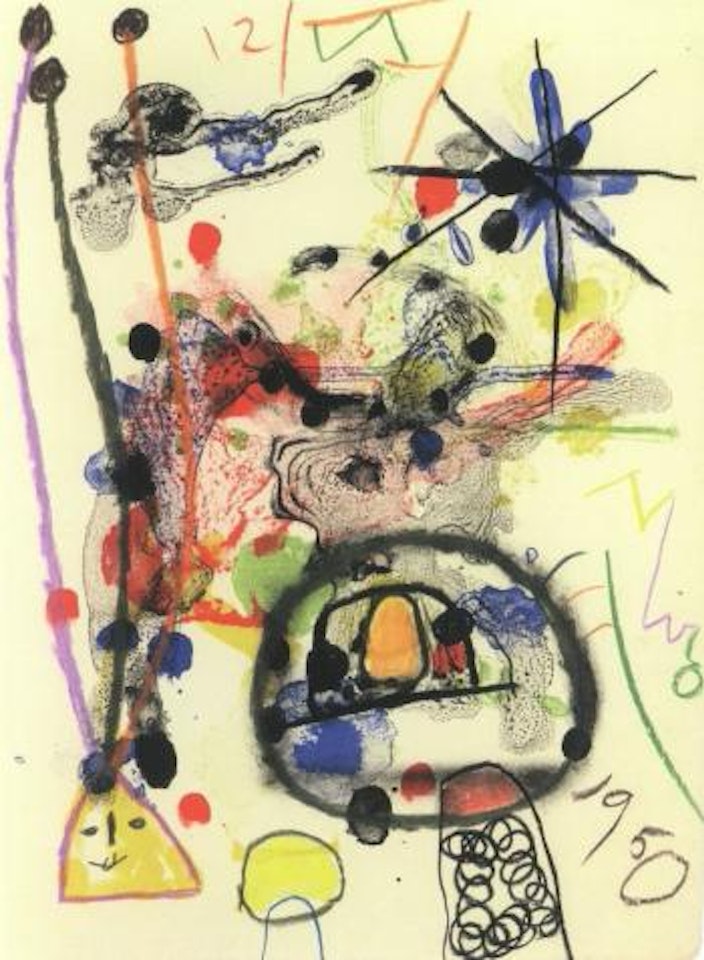 Tristan Tzara. Parler Seul by Joan Miró