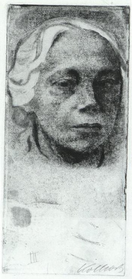 Self portrait by Kathe Kollwitz