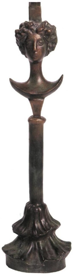 Lampe, tete de femme by Alberto Giacometti