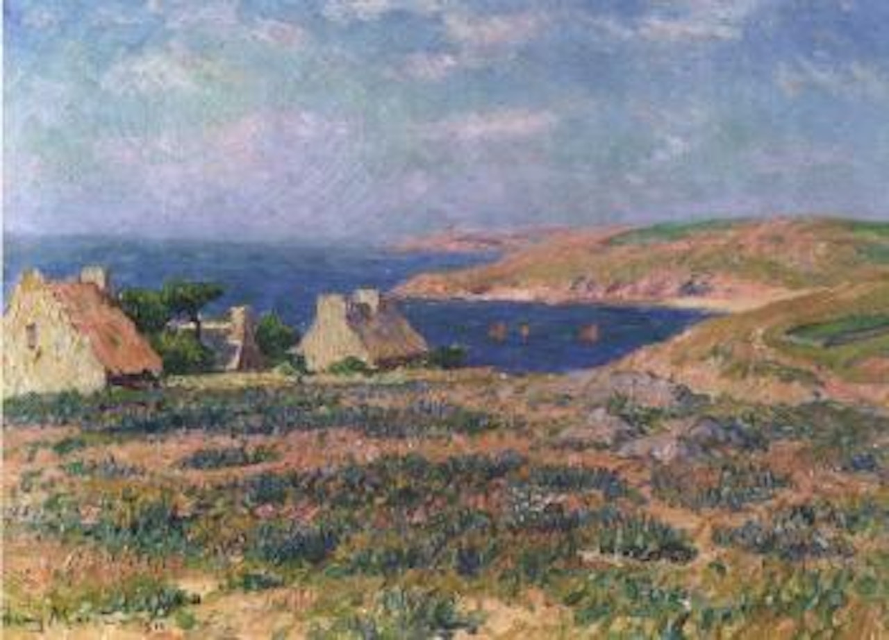 Le loch, pres Audierne by Henry Moret
