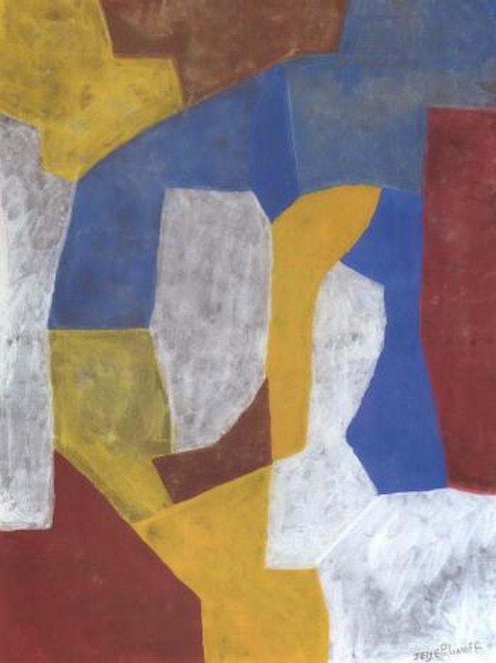 Abstract composition by Serge Poliakoff