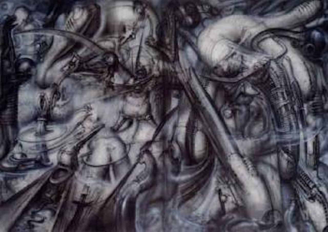 Year change - fantasy composition by H.R. Giger