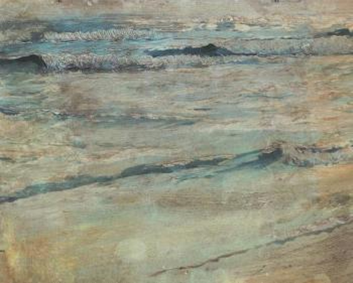 Skagen fisherman Lars Gaihede. Breakers by Peder Severin Kröyer